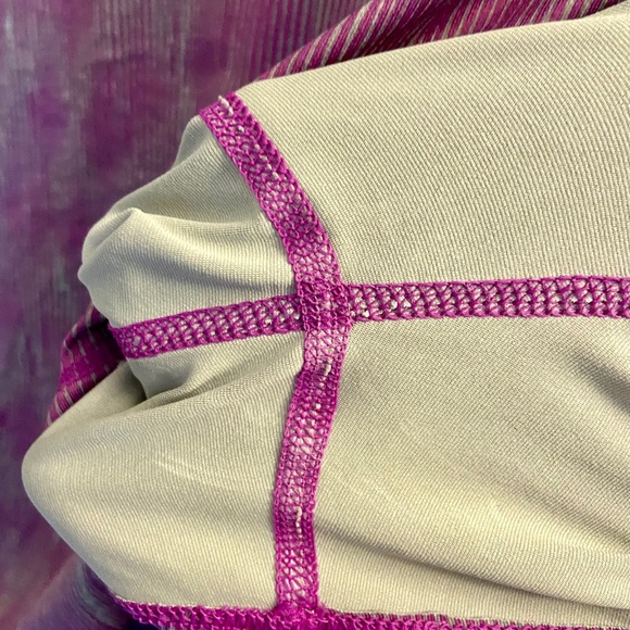 Under Armour Purple/Gray Heat Gear Shirt L -SOLD - Picture 7 of 13